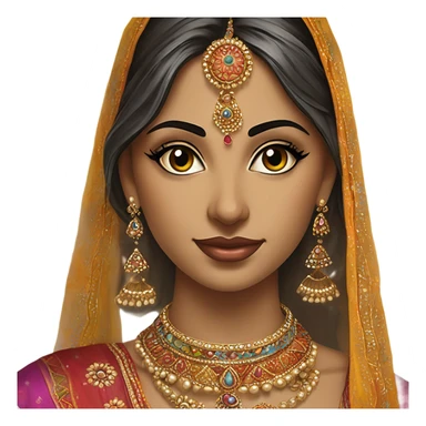 Indian bride  sticker