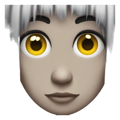 rolling eyes emo sticker