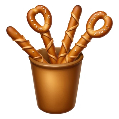 Pretzel sticks sticker