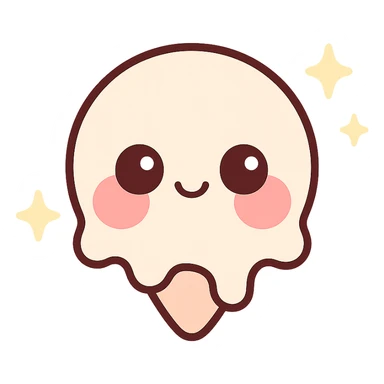Create an animated version of the emoji in kawaii style with a shy expression and a small smile. The cheeks are very pink, eyes are shiny looking to the side, with a sparkling effect around the face. Transparent background. sticker