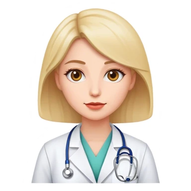 Doctor woman  sticker