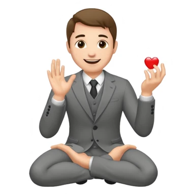 man kneeling and asking for marriage sticker