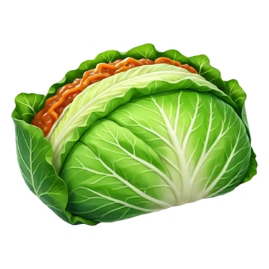 Very simple singular cabbage roll sticker