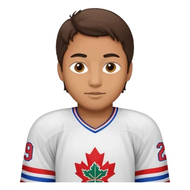 a hockey player sticker