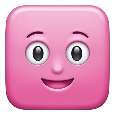 Pink square with no face sticker