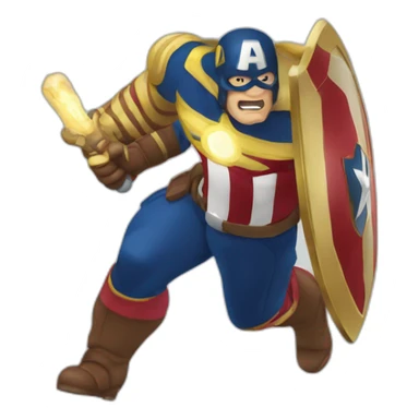 Escudo Capitán América sticker