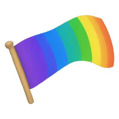 Gay flag blue sticker