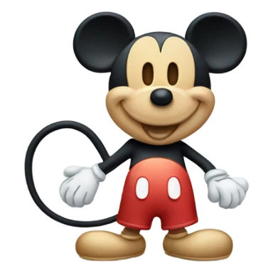 mick mouse  as a mouse sticker