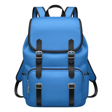 blue small backpack sticker