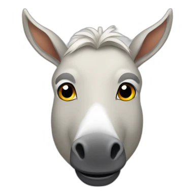 putin with donkey ears and pelican nose sticker