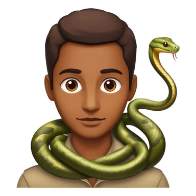 An ugly snake sticker