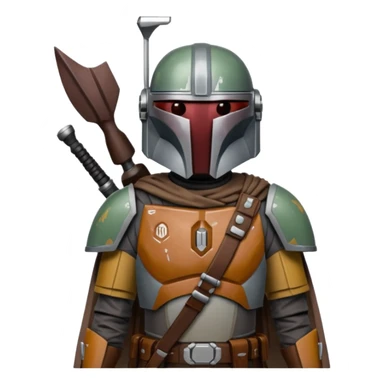 the mandolarian sticker