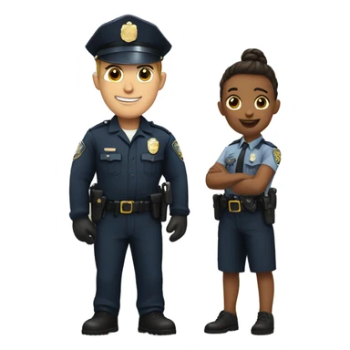  cops in Love sticker