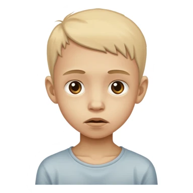 criança desnutrida sticker