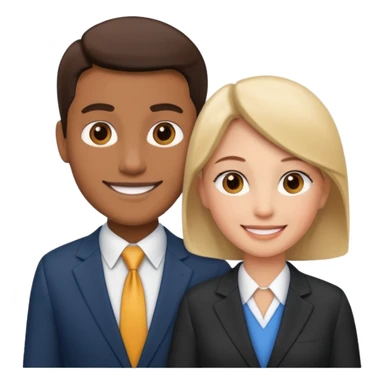 a pair of working parents sticker