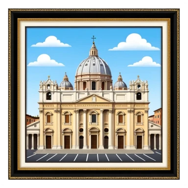 saint peter's church rome sticker