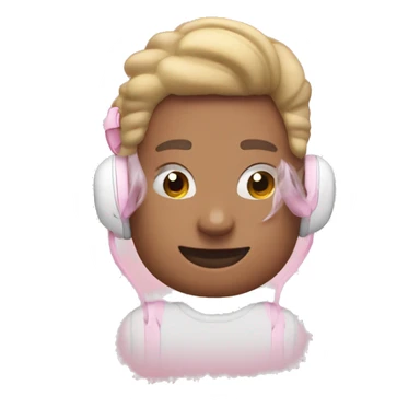 over the ear pink AirPods Max sticker