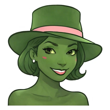 Blushing black girl with smirk, flirting  sticker