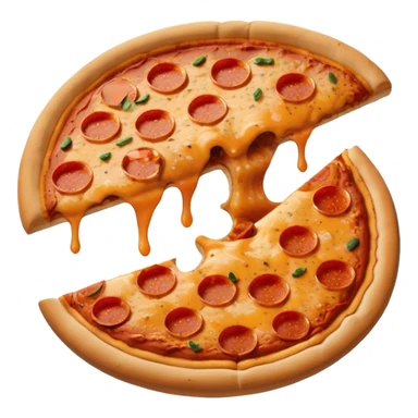 Eating pizza emoji sticker