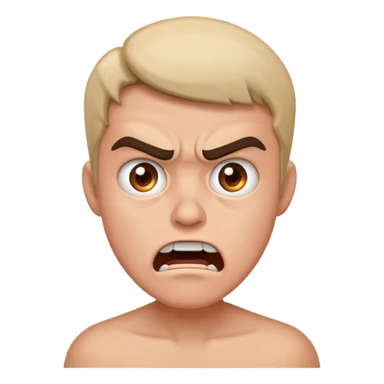 scared angry sticker