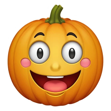 fall ecstatic emoticon artsy white backgroudn slightly creepy sticker