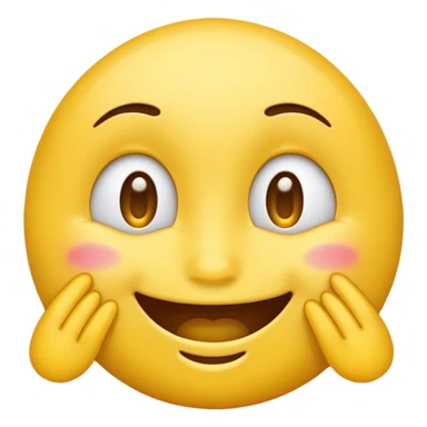 iphone yellow emoji telling a secret  sticker