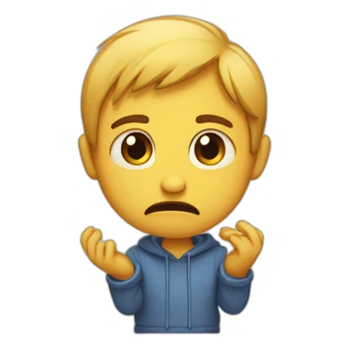 Crazy sobbing sticker