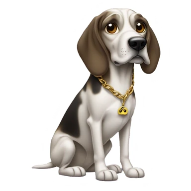 snoop dog qui embrasse un chien sticker