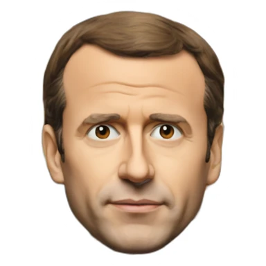 poutine face a macron sticker