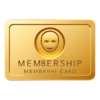 membership card logo minimal sticker