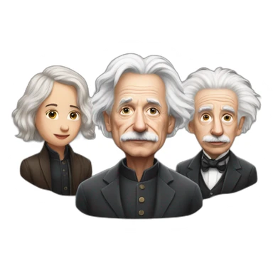 Hawking,Einstein,Saygan,Musk sticker