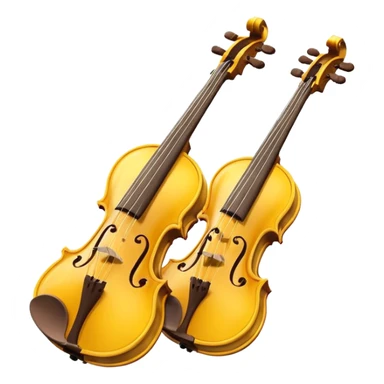 yellow violins sticker