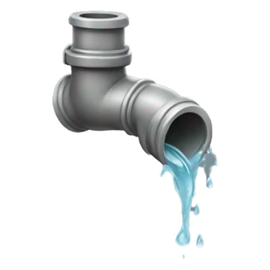 Leaking pipe sticker