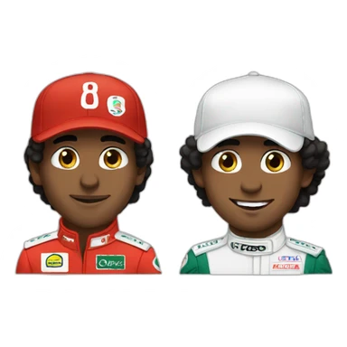 Hamilton et senna sticker