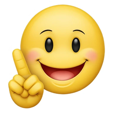 Smiley face showing middle finger sticker