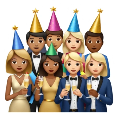 Happy new years sticker