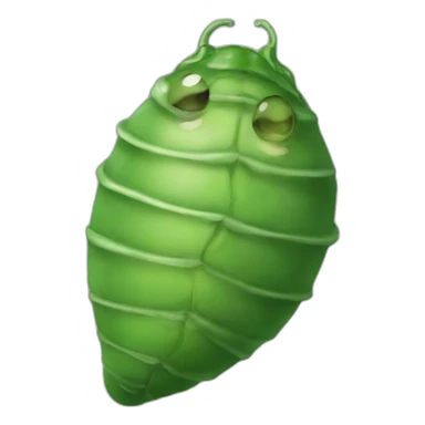 green pupa sticker