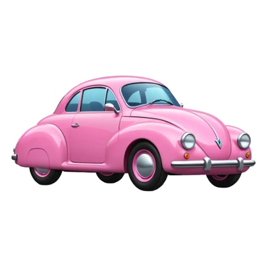 Pink car sticker