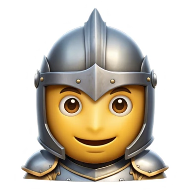 Clash of Clans aesthetic Comical Knight Portrait Emoji, Head tilted dramatically with an exaggerated, fun expression and wide, comically expressive eyes behind a quirky open helm, featuring a sturdy, cartoonish armored build with playful detailing and natural skin tone, Simplified yet hilariously expressive features, highly detailed, glowing with a slightly sassy metallic glow, high shine, dramatic yet playful, stylized with an air of cheeky medieval mischief, soft glowing outline, capturing the essence of a meme-worthy knight who brings lighthearted fun to epic battles! sticker