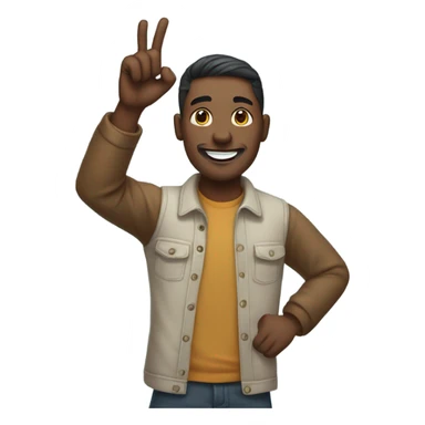 The guy who said thank you for attention sticker