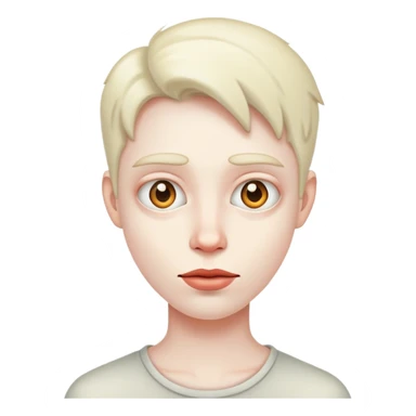 nut job character, quirky and wild sticker