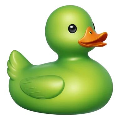 green duck sticker