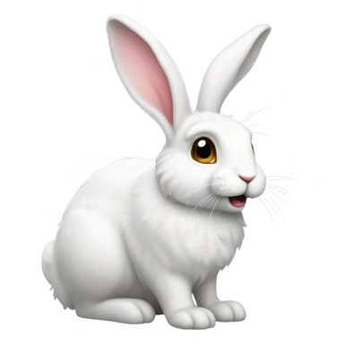 Snow rabbit  sticker