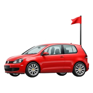 GOLF VI red sticker