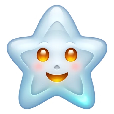 ghost star white sticker