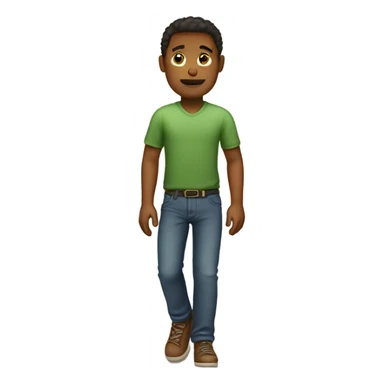 Human with 3rd leg sticker