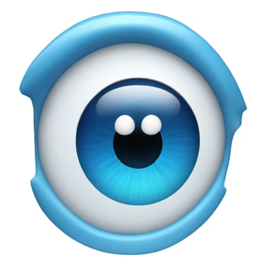 blue eyes watching you sticker