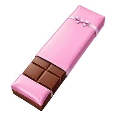 Baby pink chocolate bar sticker