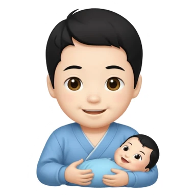 japanese male baby sticker