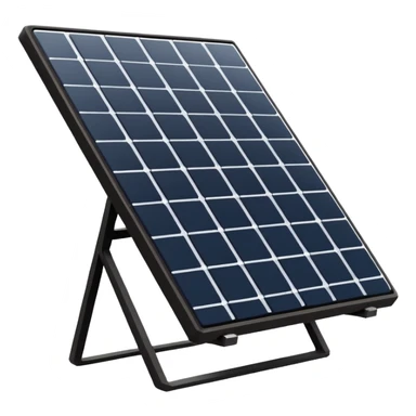 2d solar panel lines sticker
